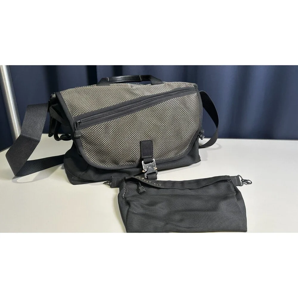 WaterField Designs Cargo Laptop Messenger Bag Indium Cobra Buckle USA + Pouch